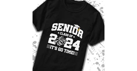 Senior Graduation Cheerleading Class Of 2024 T Shirt Zazzle