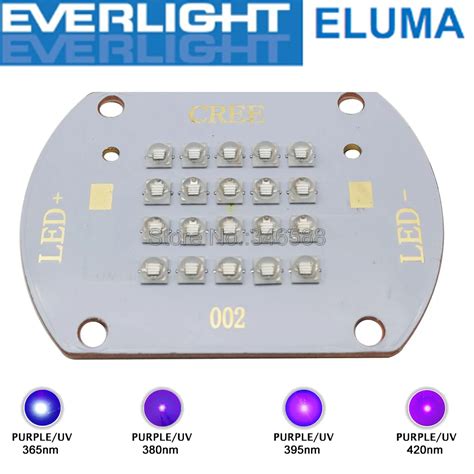 60W 20 Chip Multi Chip Intergrated High Power Purple UV LED Emitter