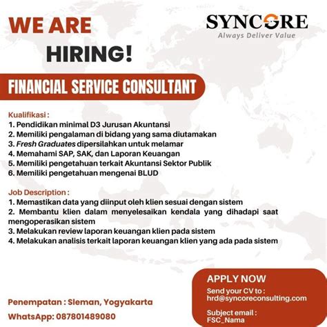 Lowongan Kerja Web Programmer It Support Cook Partnership Associate Di Pt Syncore