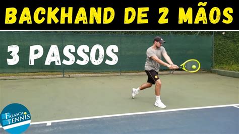 Como Bater O Backhand De Duas MÃos Em 3 Passos Falasca Tennis Youtube