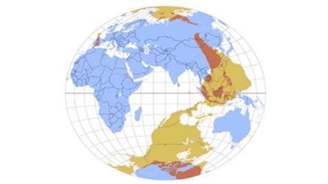 This map shows each pair of polar opposite points on Earth. : r/geography