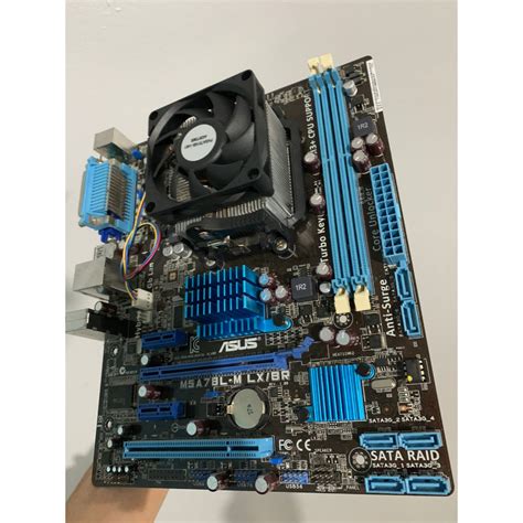 Placa Mae Asus M A L M Lx Ddr Gb Am Processador Athon Ii X