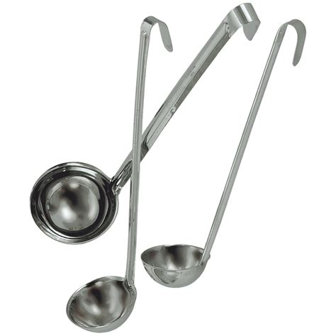 Update International Lop 160 16 Oz One Piece Stainless Steel Ladle — Nella Online