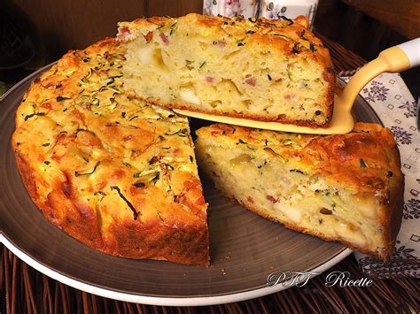 Torta Di Zucchine Con Speck Ed Emmental Ptt Ricette