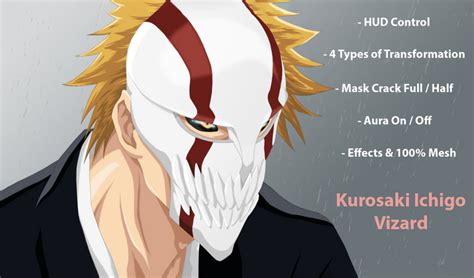 Second Life Marketplace - [R] Ichigo Vizard Mask Transformation Boxed