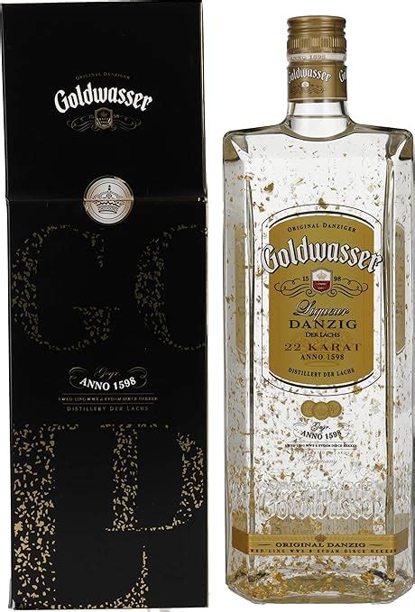 Original Danziger Goldwasser Liqueur 40 Vol 1l In Giftbox Amazon Fr