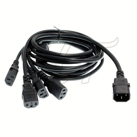 Cavo Divisore Di Alimentazione PC PC PDU HangTon UPS Da C14 A 4 X C13