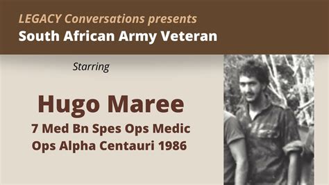 Legacy Conversations Hugo Maree Medical Bn Spes Ops Medic Youtube