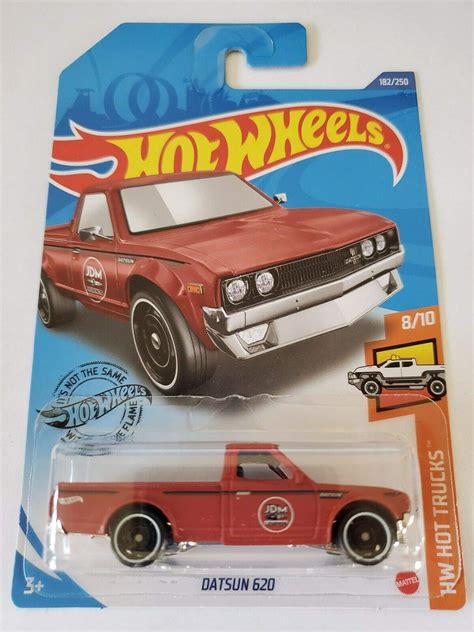 Amazon Hot Wheels Hw Hot Trucks Datsun Red Toys Games