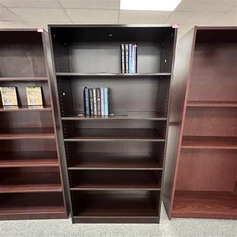 36 W X 71 H Espresso Laminate Bookcase Office Furniture Liquidations