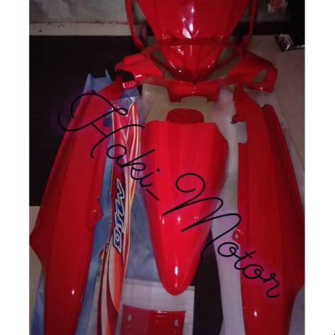 Jual Full Body Alus Mio Sporty Merah Cabe Plus Striping Shopee Indonesia