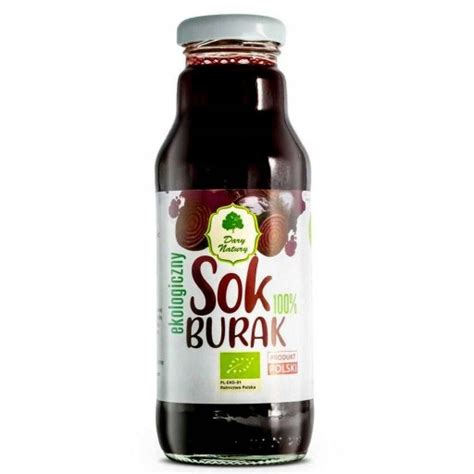 Sok z Buraka Tłoczony EKO 270 ml Dary Natury 15517392005 Allegro pl