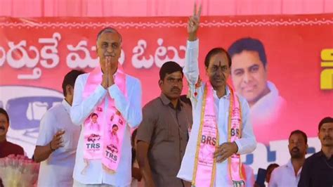 Kcr Praises Harish Rao For Development Of Siddipet Harish Rao Praise