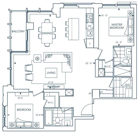 West Village Floor Plan - floorplans.click