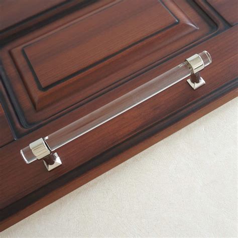 Buy Mfys Crystal Pulls Handles For Drawers 6pack 4 Cc Acrylic Cabinet Handles Drawer Pulls