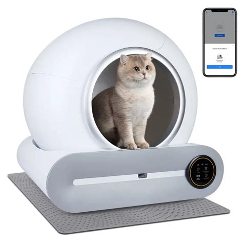 Lmzoe L Automatic Cat Toilet Supplies Smart Pet Self Cleaning Large