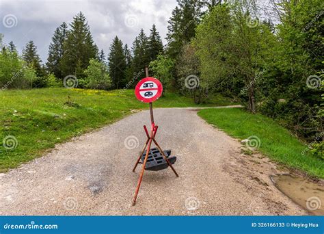 No Access For Campervans Road Sign Traffic Signs Stock Image Image