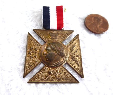 Medal Queen Victoria Golden Jubilee Maltese Cross Commemorative