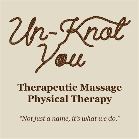 Un Knot You Massage And Physical Therapy In High Point