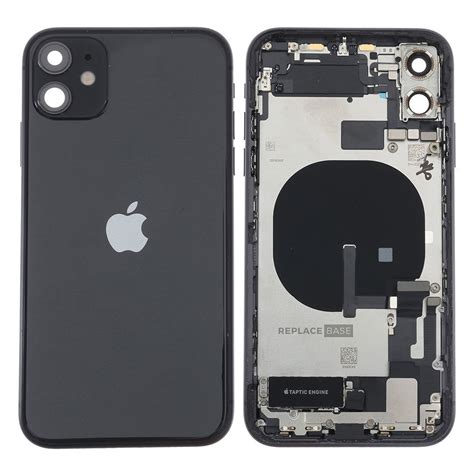 Back Housing Original Reclaimed For Iphone 11 Black Replacement Grade C Uk 5056364411889 Ebay