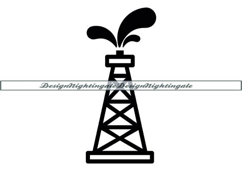 Oil Drilling Rig Svg Oil Derrick Svg Oilfield Svg Roughneck Etsy Canada