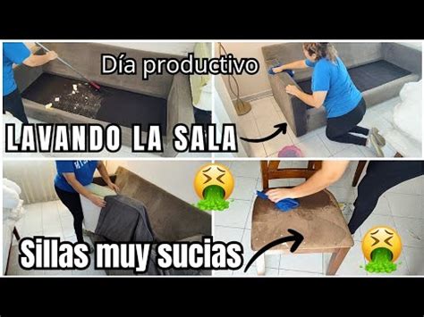 Lavando La Sala Y Sillas Del Comedor Muy Sucias Limpia Conmigo