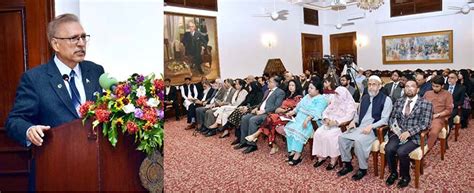 President Dr Arif Alvi Addressing The 1st Karachi Festival Of Books