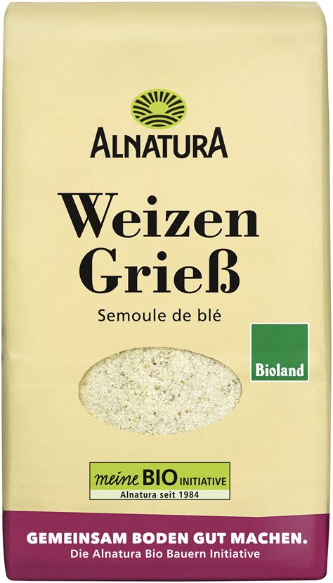 Weizengrieß 500 g in Bio Qualität von Alnatura