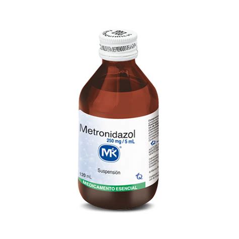 Metronidazol Susp 250 Mg Mk Fco X 120 Ml Farmavida Droguería Online