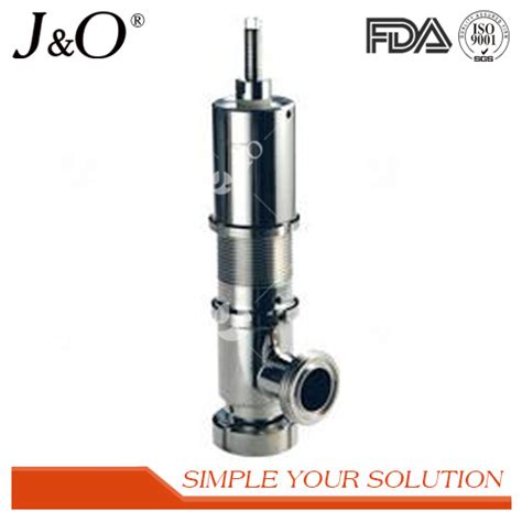 Stainless Steel 304 316l Sanitary Casting Clamp End Pressure Relief Safety Valve China Safety