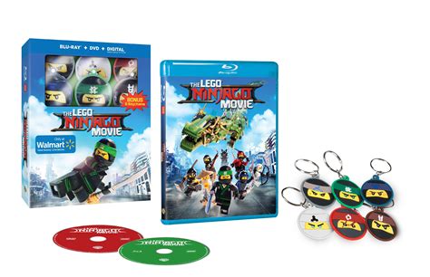 The Lego Ninjago Movie Walmart Exclusive Blu Ray Dvd