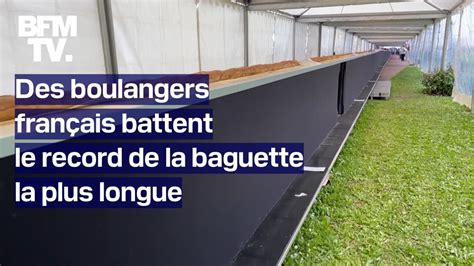 M Tres La France Bat Le Record De La Plus Longue Baguette Du