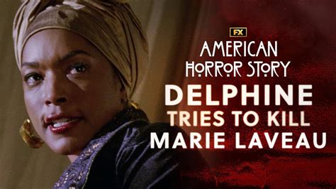 Delphine Tries To Kill Marie Laveau Scene American Horror Story