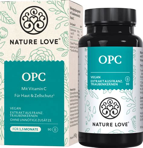 Nature Love OPC Traubenkernextrakt Kapseln 90 St 45 G Dauerhaft