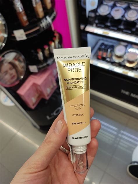 Max Factor Miracle Pure Foundation Spf Warm Sand Inci Beauty