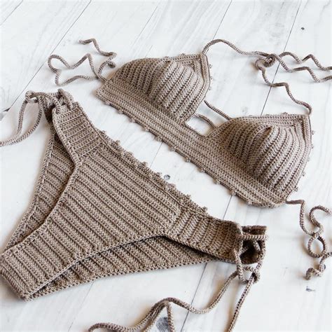 Crochet Swimsuit Brazilian Crochet Swim Suit Crocheted Etsy