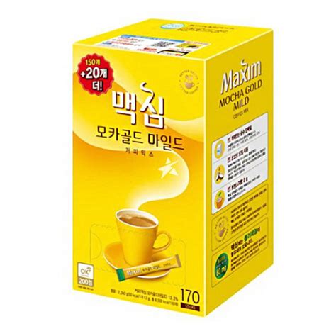 Buy Dongsuh Maxim Mocha Gold Mild Coffee Mix G Sachets Kg