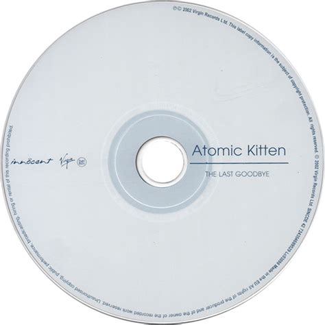 Car Tula Cd De Atomic Kitten The Last Goodbye Cd Single Portada