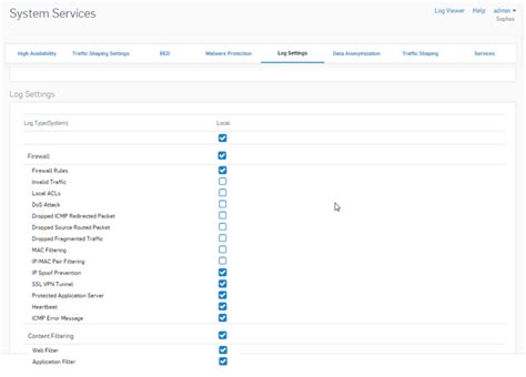 Configure Sophos XG Firewalls Forward Syslog Firewall Analyzer