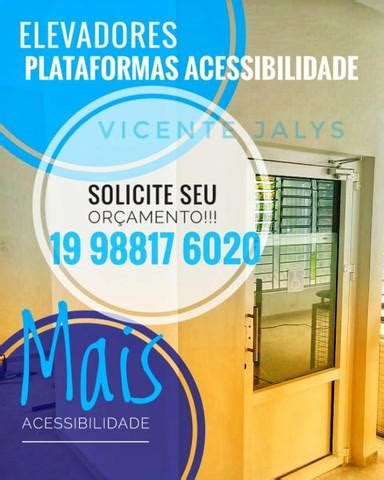 Elevadores plataformas SERVIÇOS Outubro Clasf