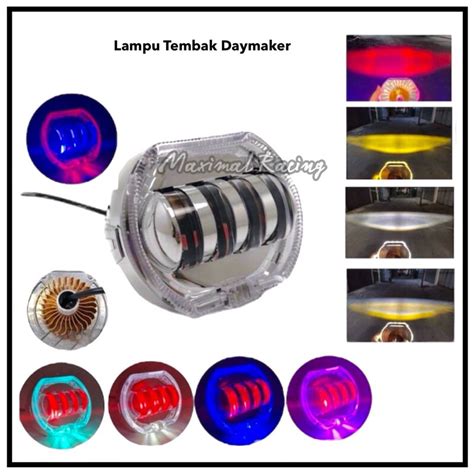 Jual Lampu Utama Led Projie Crystal Inchi Daymaker Mata D Lensa