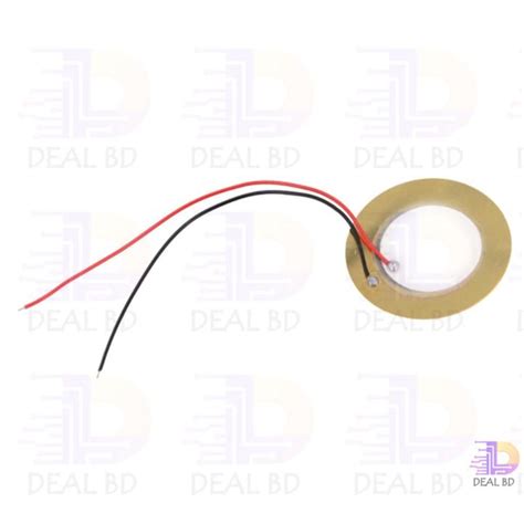 Buzzer Wire Copper Piezo Element Mm Sounder Sensor Trigger Drum Disc