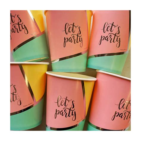 Pack Vaso Lets Party X Unidades Tienda De Deseos