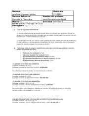 Actividad 3 Consultoria Financiera Docx Nombre Matricula Jose Luis