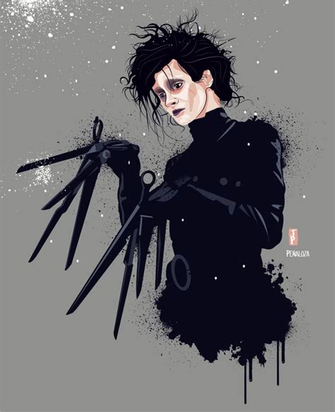 Edward Scissorhands Tim Burton Art Johnny Depp Edward Scissorhands Edward Scissorhands