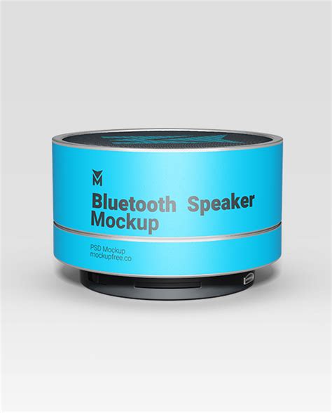 Free Bluetooth Speaker Psd Mockup