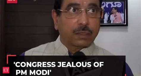 Pralhad Joshi On Siddaramaiahs Neech Remark Says Congress Jealous