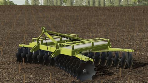 LIZARD 32 DISC HARROWS V1 0 FS19 Mod FS19 Net