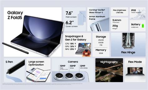 Spesifikasi And Harga Samsung Galaxy Z Fold 5 Performa Makin Gahar