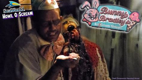 New Haunted House Bunny Bradley S Ice Scream Haunt At Seaworld Howl O